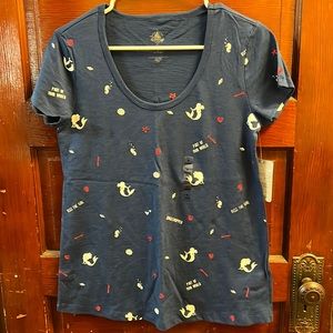 Disney Little Mermaid Patterned Tee